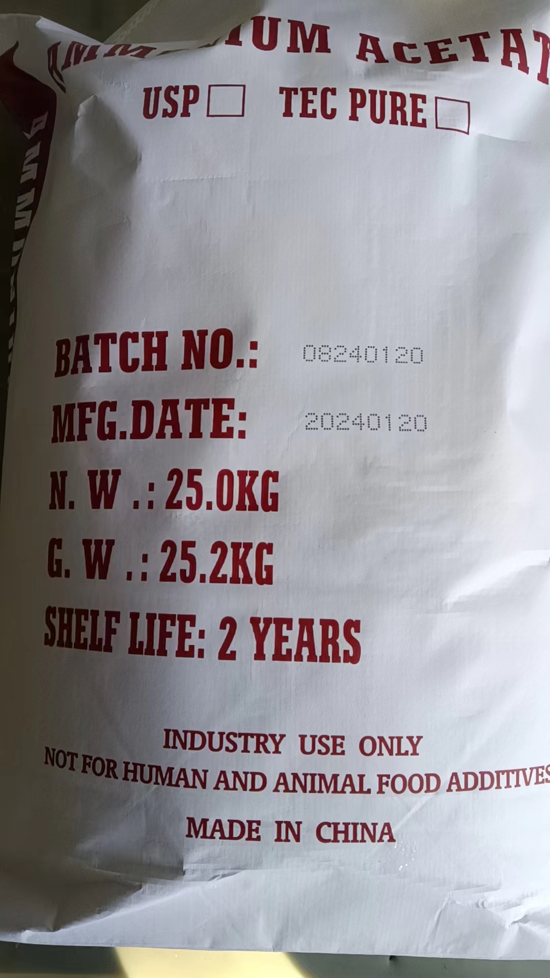 Ammonium Acetate